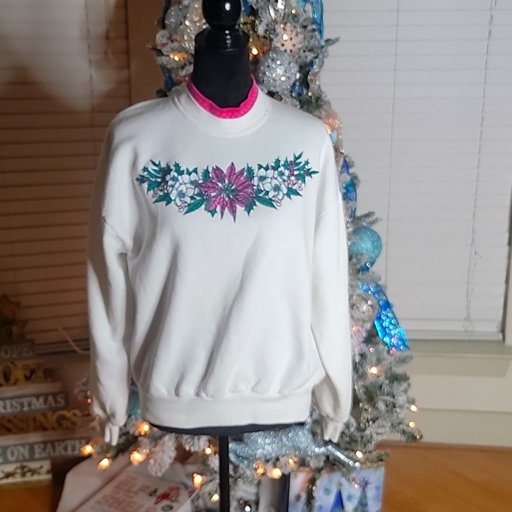 Pink Holiday Sweater